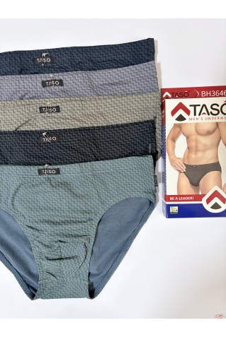 Мужские трусы слипы из бамбука и хлопка Taso 3646